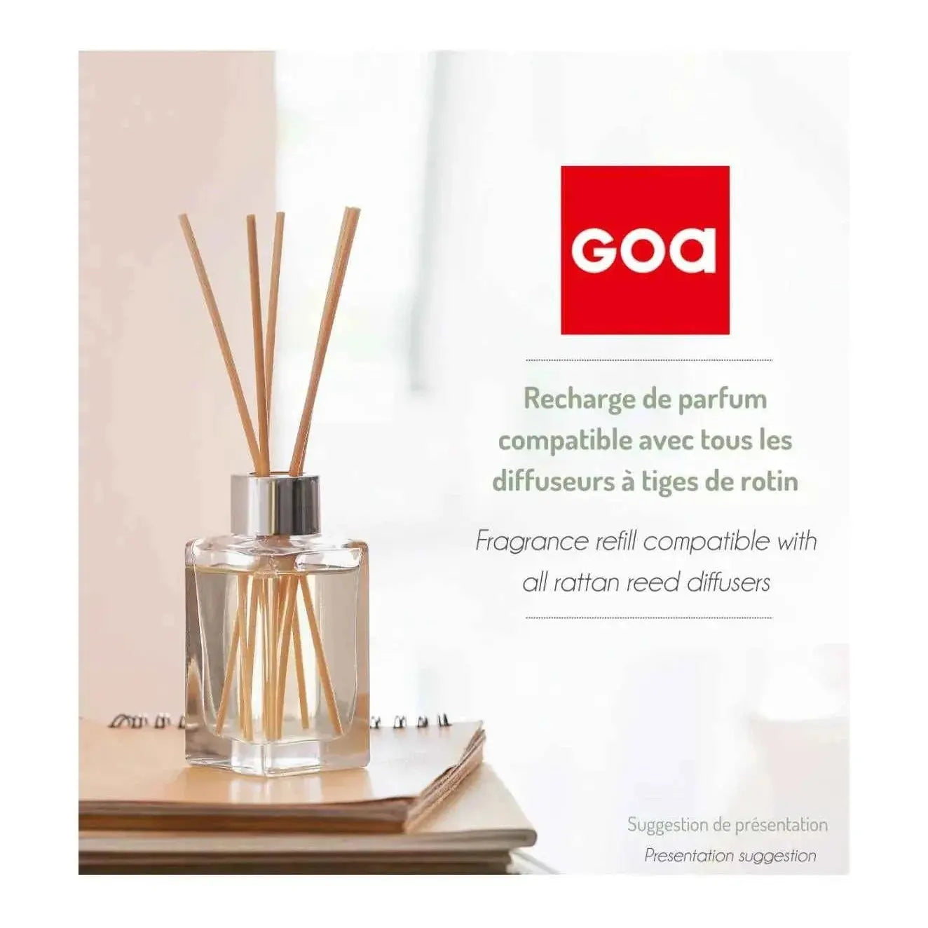 GOA Paris Joli Cœur Recharge Parfum - Atmosphère Douce, Zen - Cpourtoi.Net