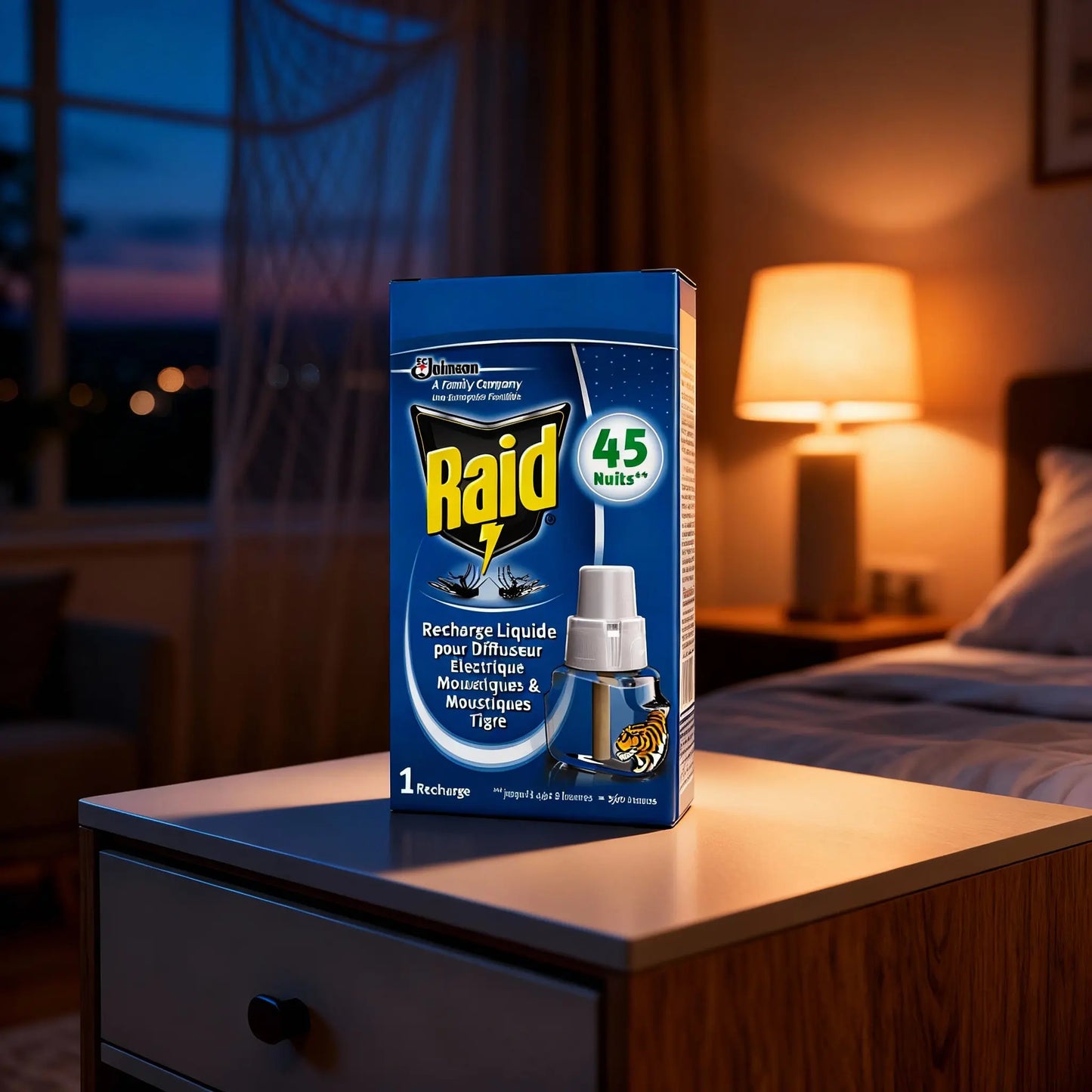 Raid Recharge Diffuseur Électrique - 45 Nuits, Sans Parfum - Cpourtoi.Net
