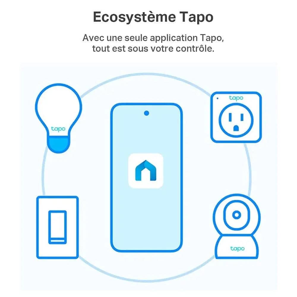 Tapo 4 Prises Connectées WiFi - Contrôle Vocal et Domotique - Cpourtoi.Net