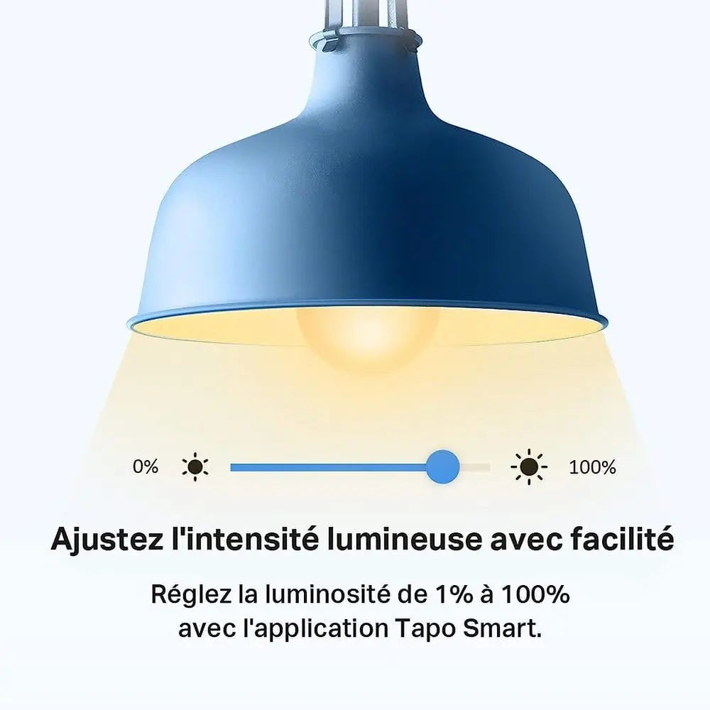 Tapo Ampoule WiFi L510E E27 - Contrôle App, Ambiance Chaude - Cpourtoi.Net