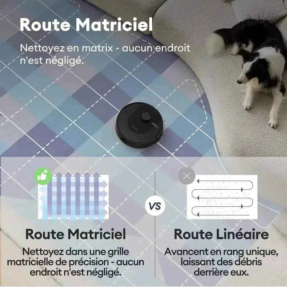 Ultenic D10 LiDAR - Nettoyage optimal avec technologie de navigation avancée 5000 Pa - Cpourtoi.Net