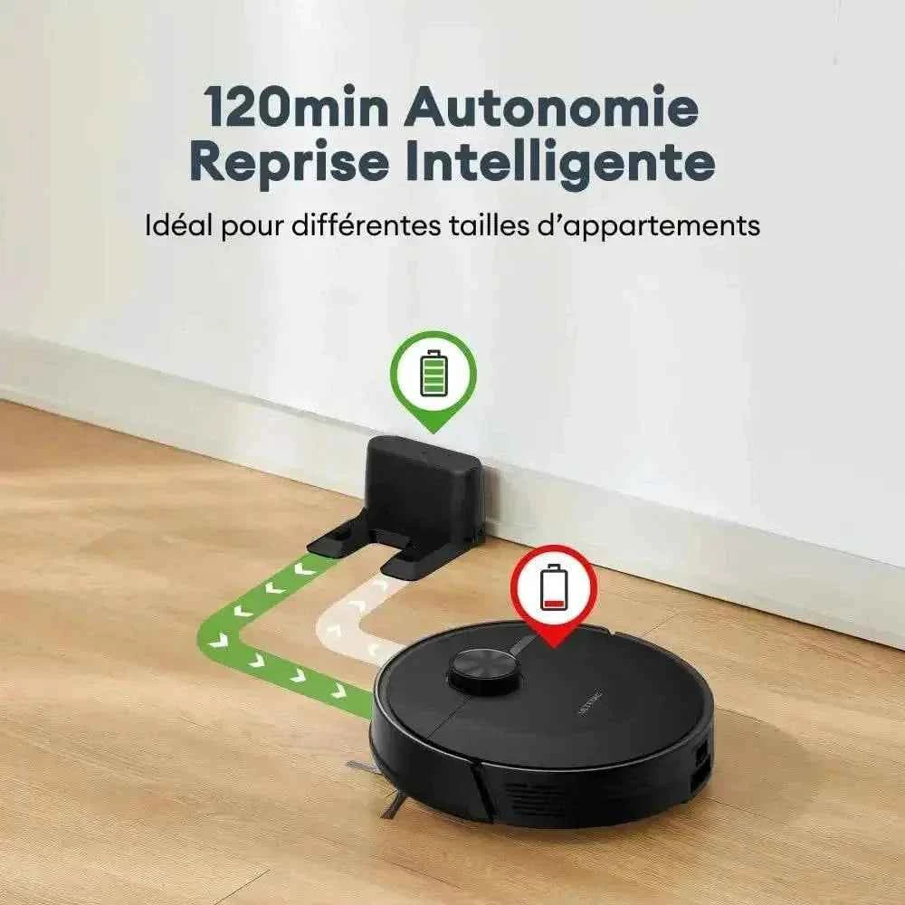 Ultenic D10 LiDAR - Nettoyage optimal avec technologie de navigation avancée 5000 Pa - Cpourtoi.Net
