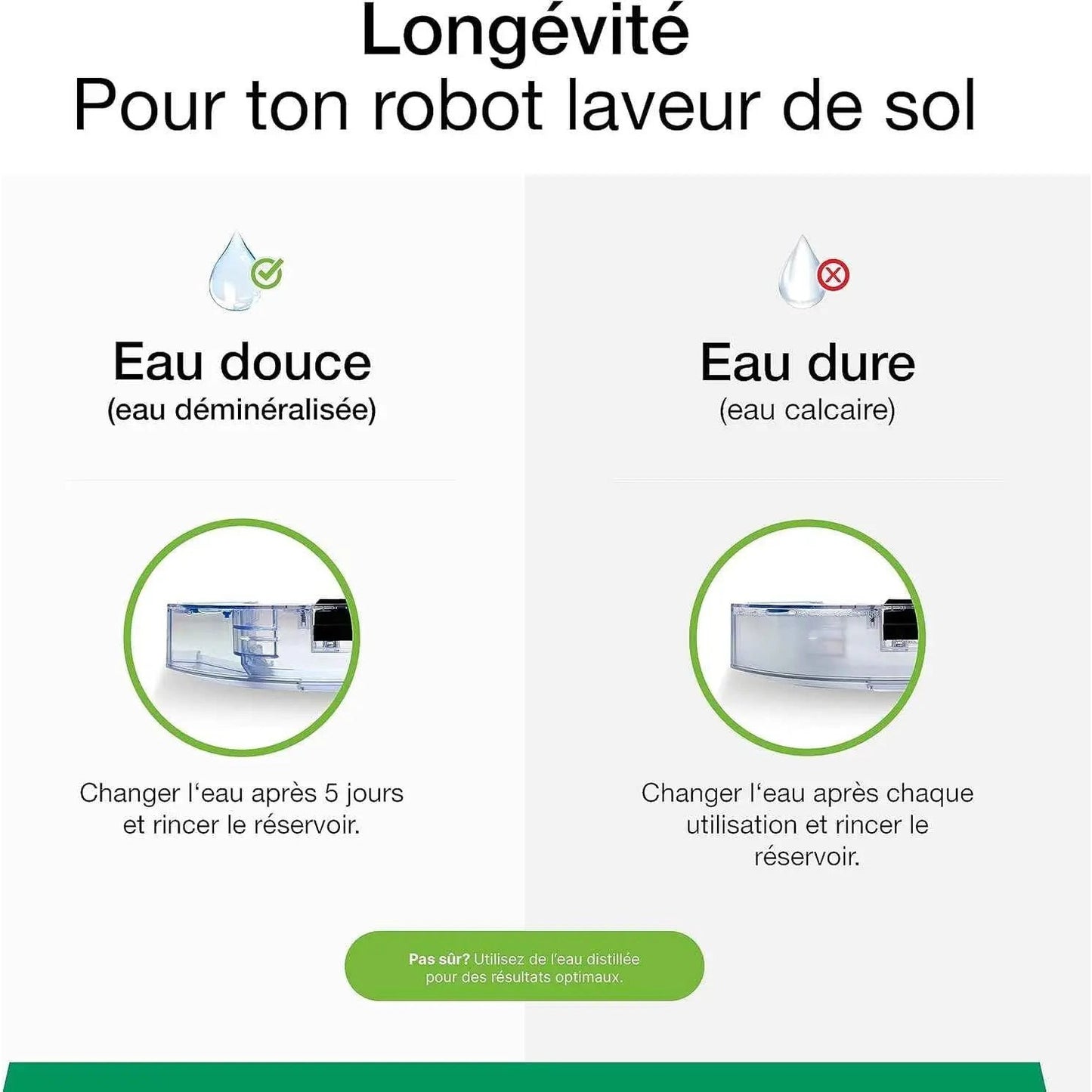 BiOHY Nettoyant de sol pour robot aspirateur laveur 1L | concentré pour tous les robots d'essuyage et d'aspiration à fonction humide | durable & écologique (Wischroboter) - Cpourtoi.Net
