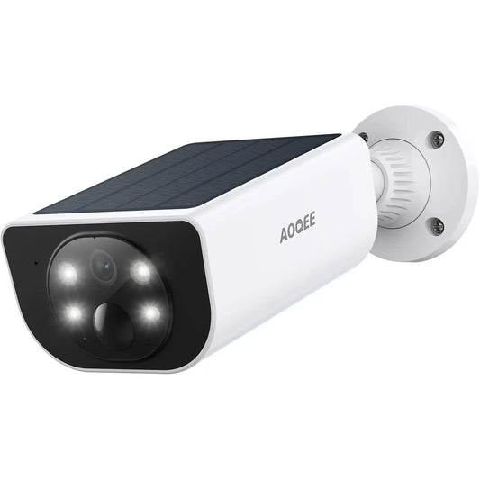 AOQEE Caméra Solaire 2K Extérieure - Sécurité 24/7, Sans Fil - Cpourtoi.Net