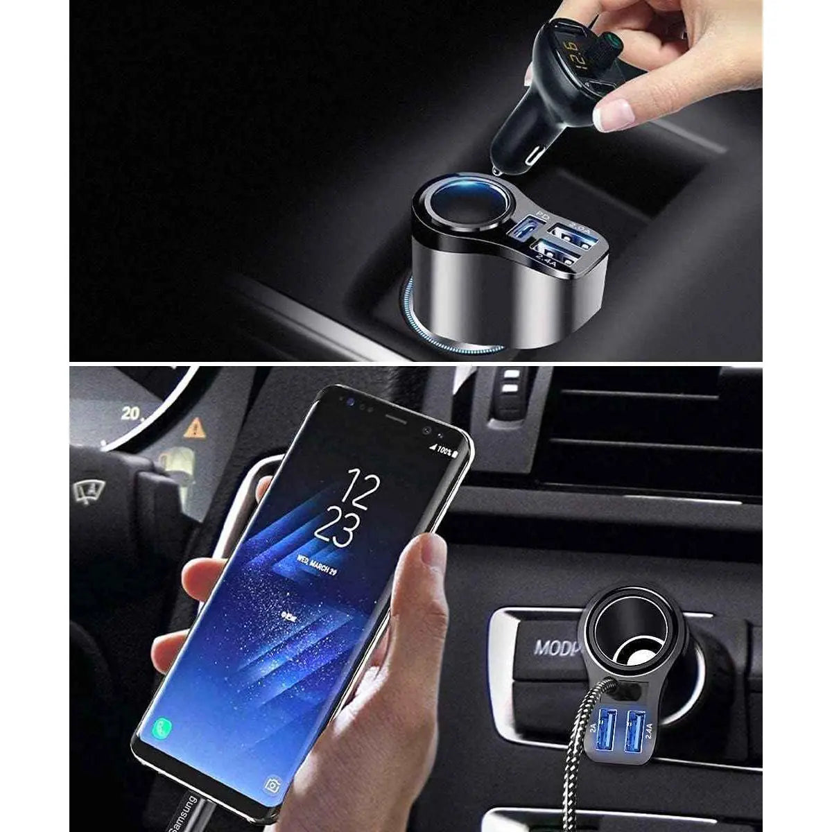 Chargeur rapide Allume Cigare USB 48W - Adaptateur USB, chargeur de voiture - Cpourtoi.Net