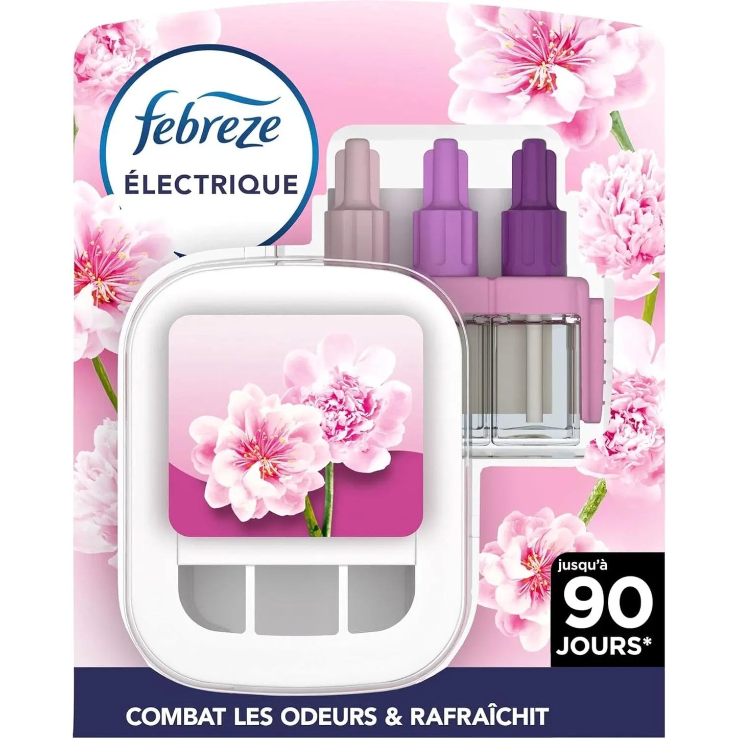 Febreze Électrique 3Volution Fleur Naissante Parfum Frais Léger Pour Rafraîchir Votre Intérieur