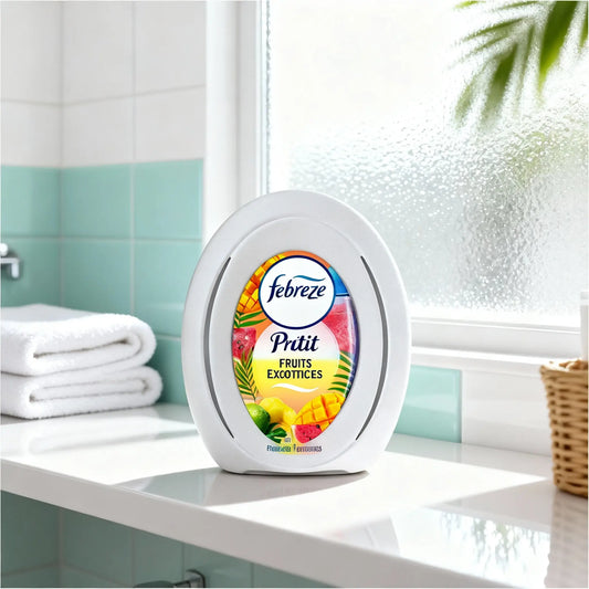 Febreze Petit Coin Fruits Exotiques Désodorise Et Rafraîchit Vos Toilettes Pour Une Fraîcheur Durable