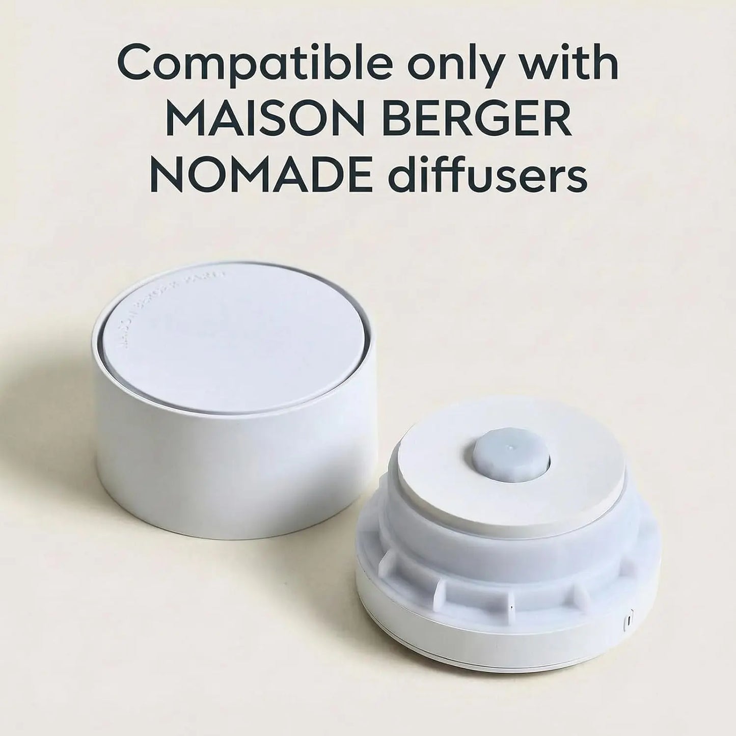 Maison Berger Recharge Diffuseur Nomade  Vanille Gourmet – Céramique Longue Durée 6 à 8 Semaines sans Fuite,Vanille Gourmet) MAISON BERGER