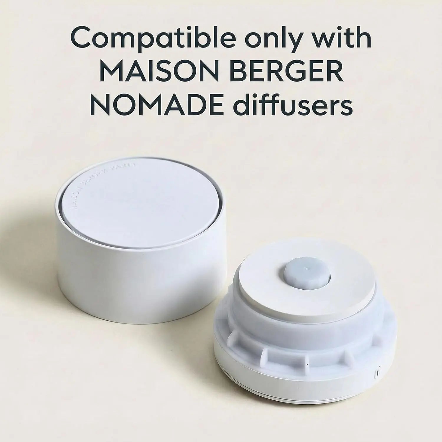 Maison Berger Recharge Diffuseur Nomade  Vanille Gourmet – Céramique Longue Durée 6 à 8 Semaines sans Fuite,Vanille Gourmet) MAISON BERGER