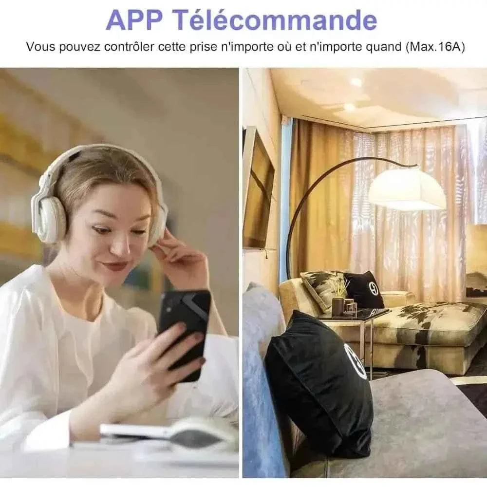 ANTELA Prise WiFi Intelligente: Smart Home | Gestion Énergétique et Contrôle à Distance - Cpourtoi.Net
