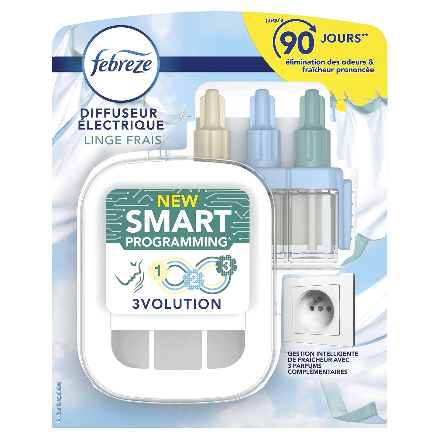 Recharges Febreze 3Volution Éveil – Fraîcheur durable avec OdourClear - Cpourtoi.Net