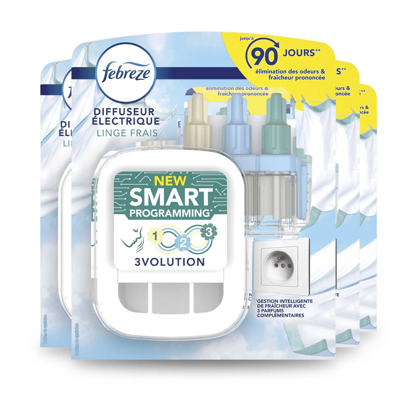 Recharges Febreze 3Volution Éveil – Fraîcheur durable avec OdourClear - Cpourtoi.Net