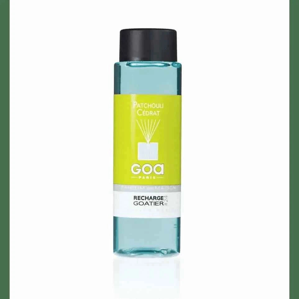 Recharge GOA Patchouli Cédrat Parfum Boisé Sérénité Pour Diffuseur Intérieur Naturel