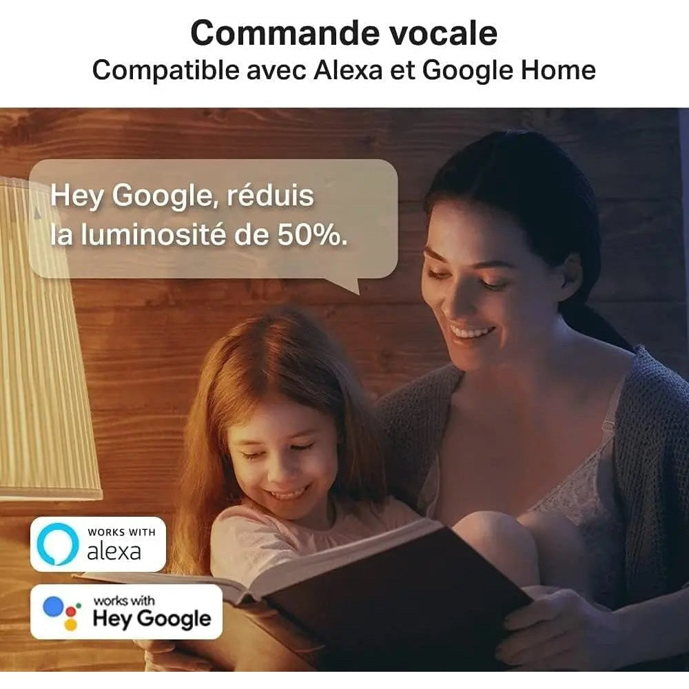 Tapo Ampoule Connectée WiFi, Ampoule LED E27 Multicolore 2500K-6500K, Dimmable 8.7 W 806Lm, Compatible avec Alexa et Google Home, Commande Vocale, Economie d'énergie, L530E(4-pack) Cpourtoi.Net