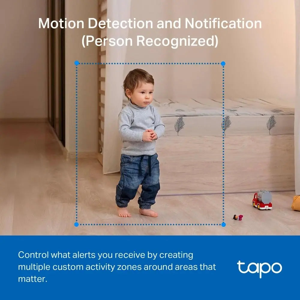 Tapo C200 Caméra 360 - Détection Personnes et Vision Nocturne - Cpourtoi.Net