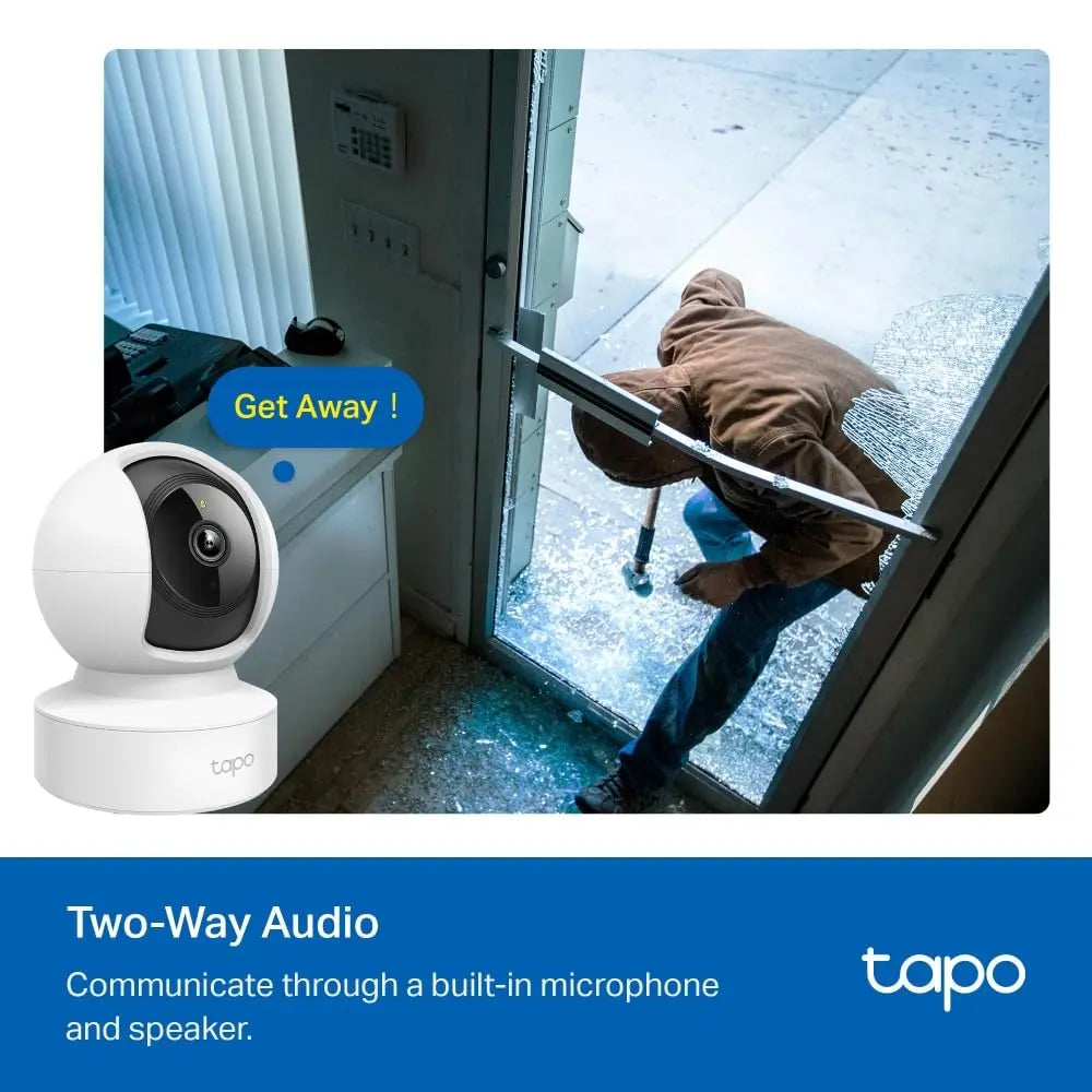 Tapo C200 Caméra 360 - Détection Personnes et Vision Nocturne - Cpourtoi.Net