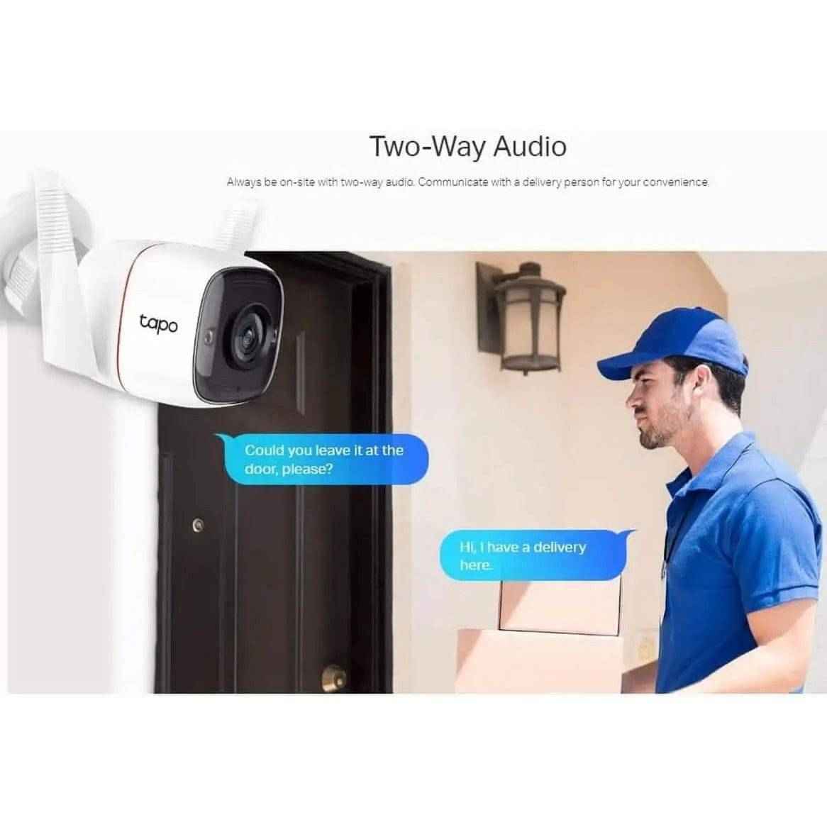 Tapo C310 Caméra Nocturne 2K – Surveillance Extérieure 24h - Cpourtoi.Net