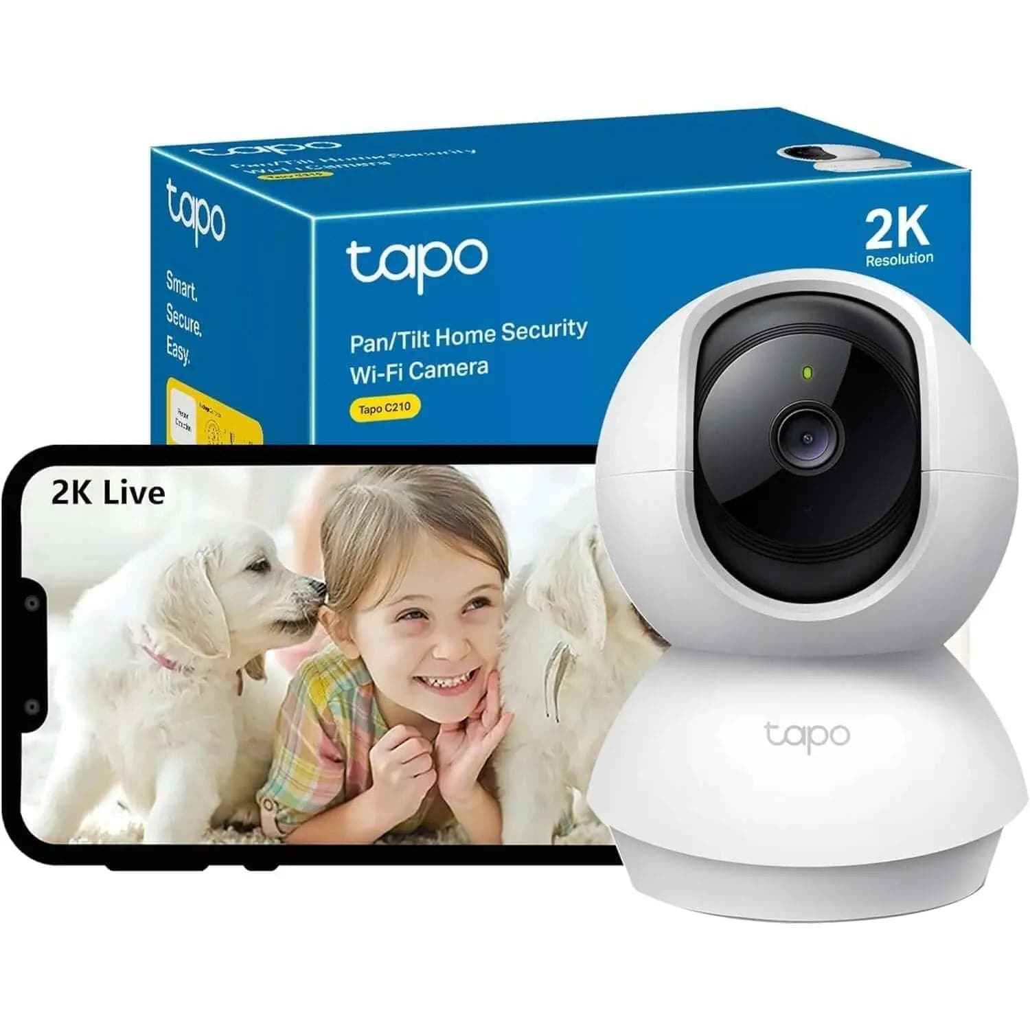 Tapo Pack Duo C210 - Vision Nocturne et Détection de Mouvement - Cpourtoi.Net