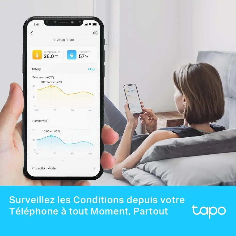 Tapo Capteur T315 WiFi - Température Réelle et Alertes Instantanées - Cpourtoi.Net