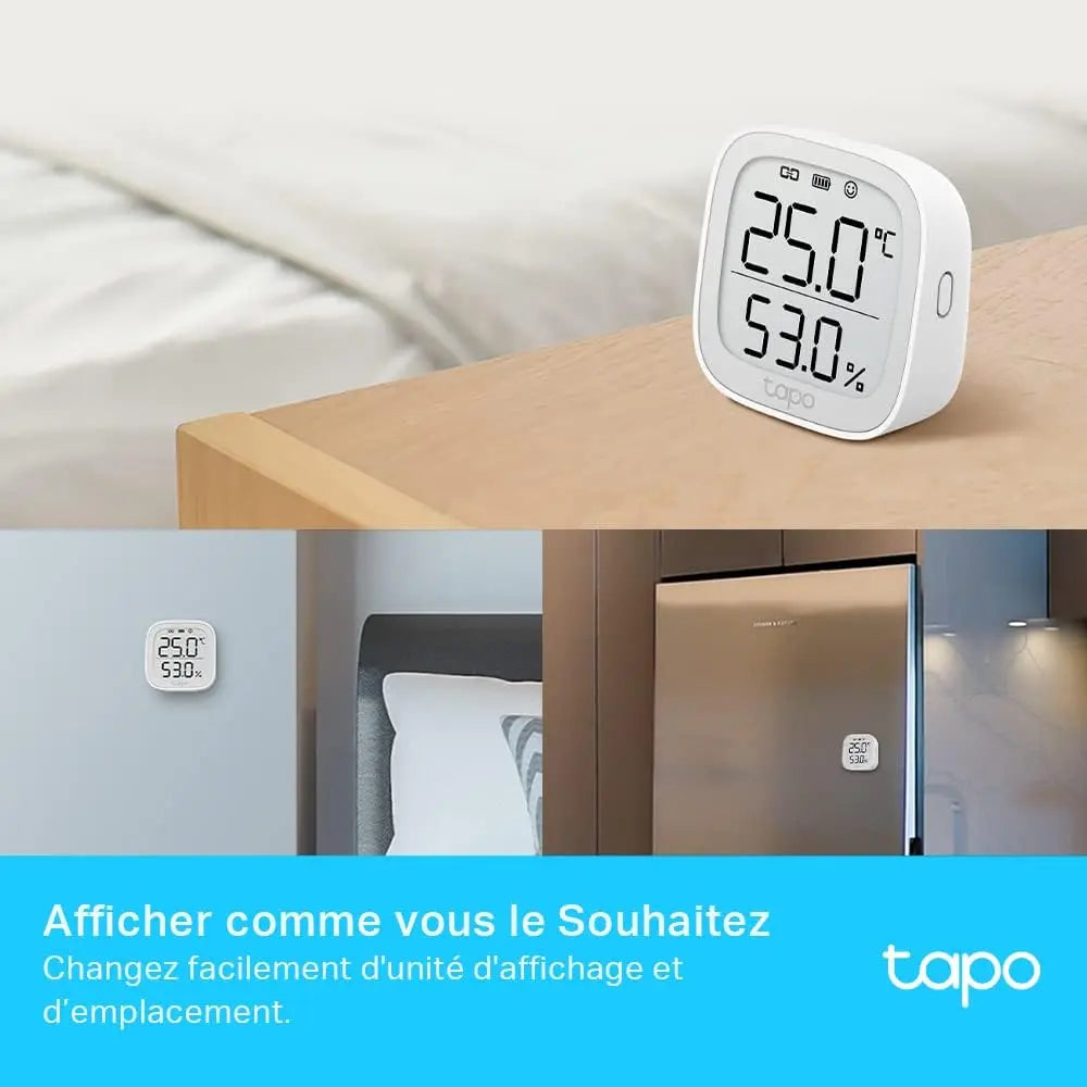 Tapo Capteur T315 WiFi - Température Réelle et Alertes Instantanées - Cpourtoi.Net