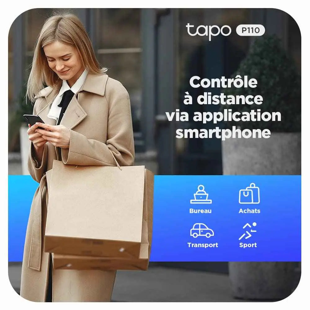 Tapo Prise Connectée 16A - Contrôle Intelligent et Économies - Cpourtoi.Net