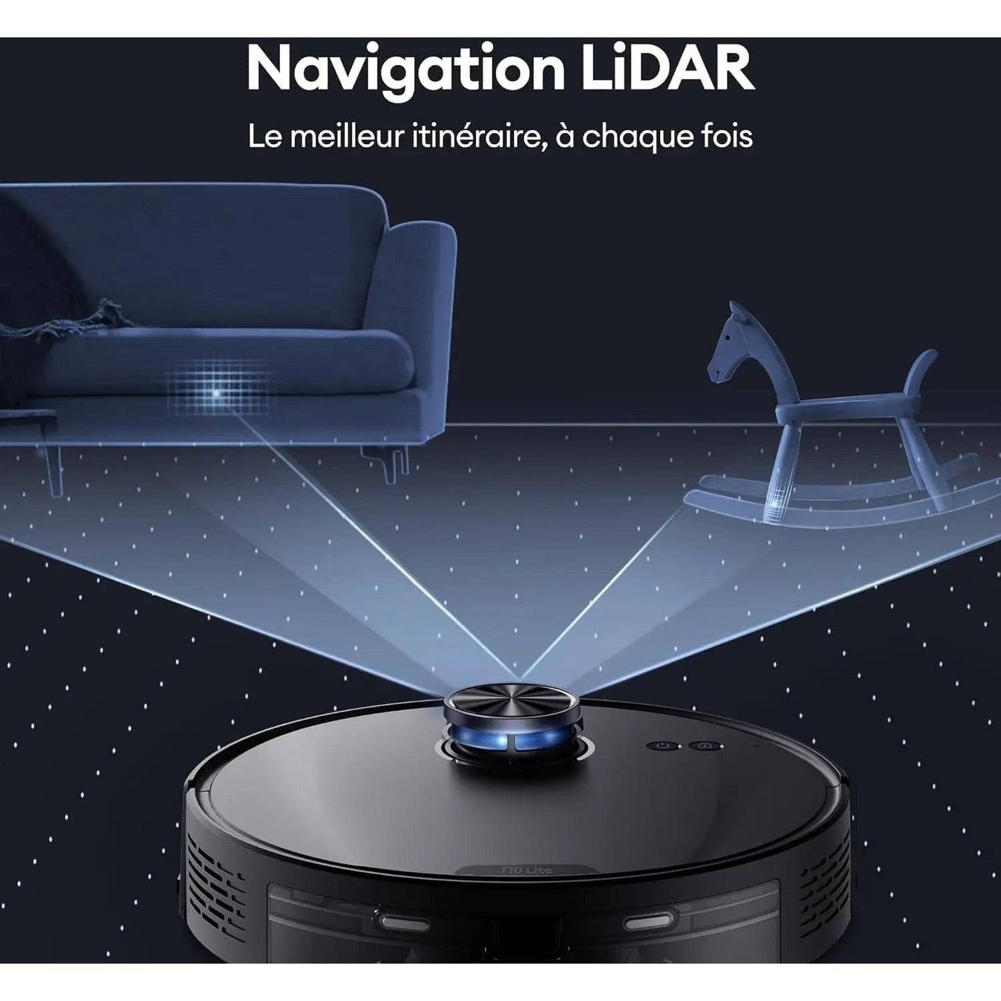 Ultenic T10 Lite Robot Aspirateur - Auto Vidage, Nettoyage - Cpourtoi.Net
