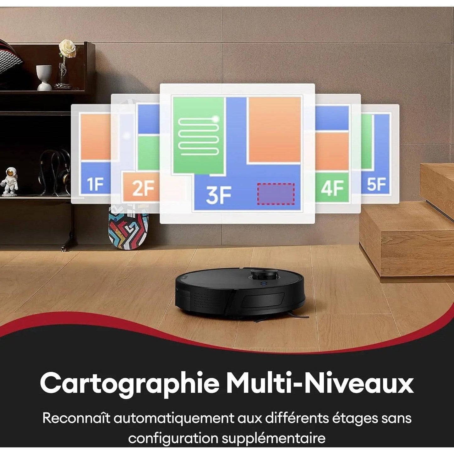 Ultenic T10 Lite Robot Aspirateur - Auto Vidage, Nettoyage - Cpourtoi.Net