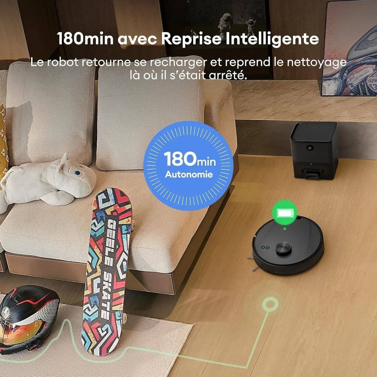 Ultenic T10 Lite Robot Aspirateur - Auto Vidage, Nettoyage - Cpourtoi.Net