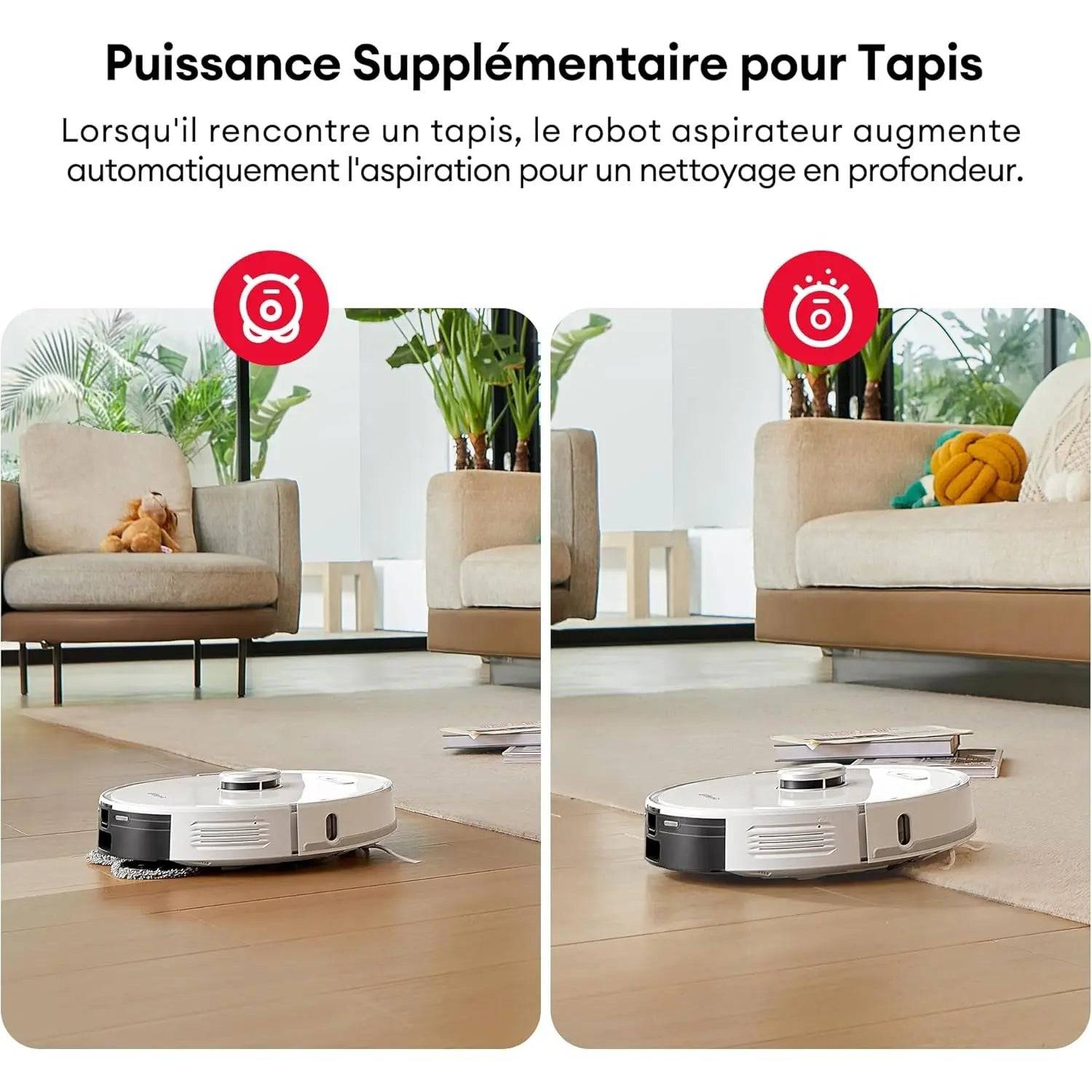 Ultenic Aspirateur T10 Robot - Auto Vidage, Lidar Précis - Cpourtoi.Net