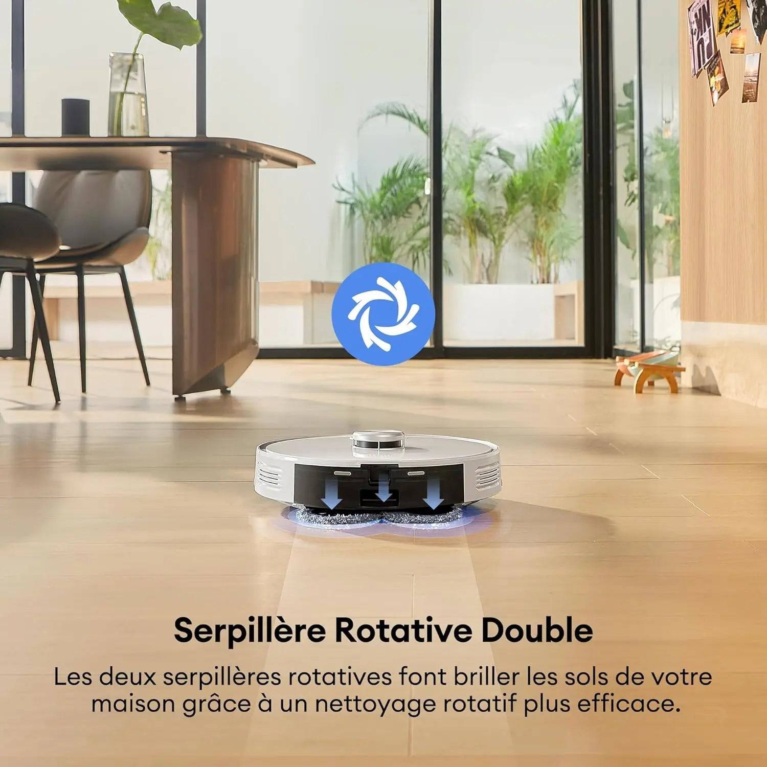 Ultenic Aspirateur T10 Robot - Auto Vidage, Lidar Précis - Cpourtoi.Net