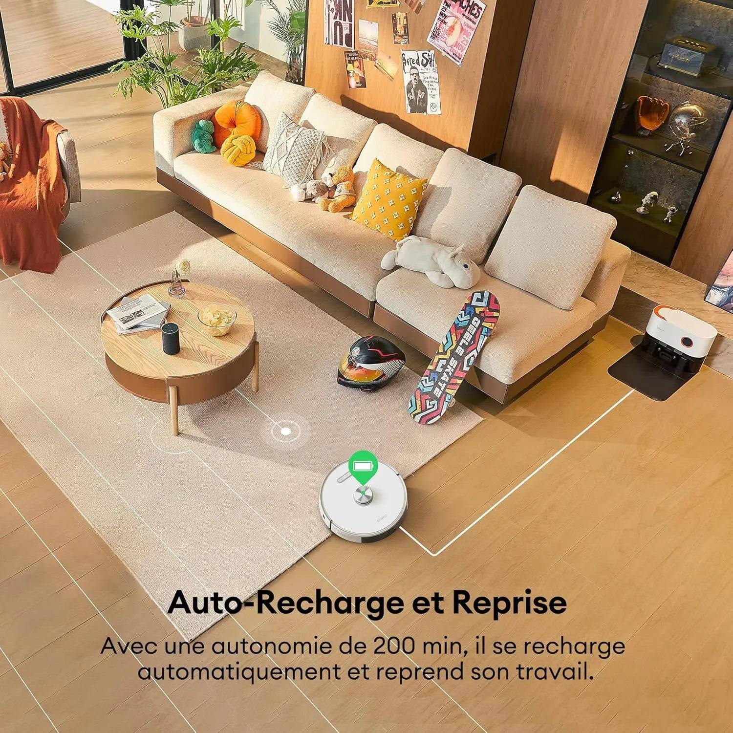 Ultenic Aspirateur T10 Robot - Auto Vidage, Lidar Précis - Cpourtoi.Net