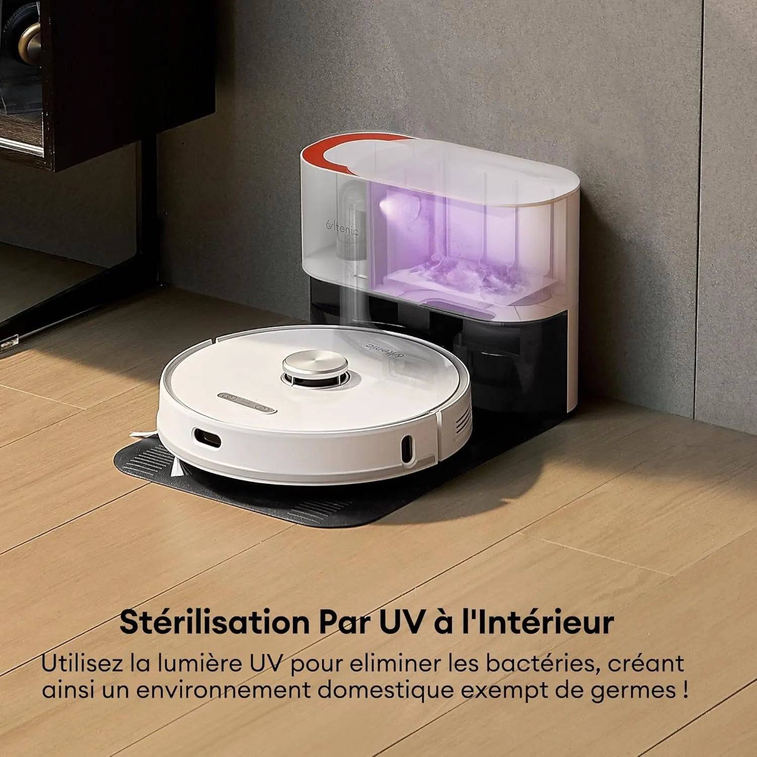 Ultenic Aspirateur T10 Robot - Auto Vidage, Lidar Précis - Cpourtoi.Net