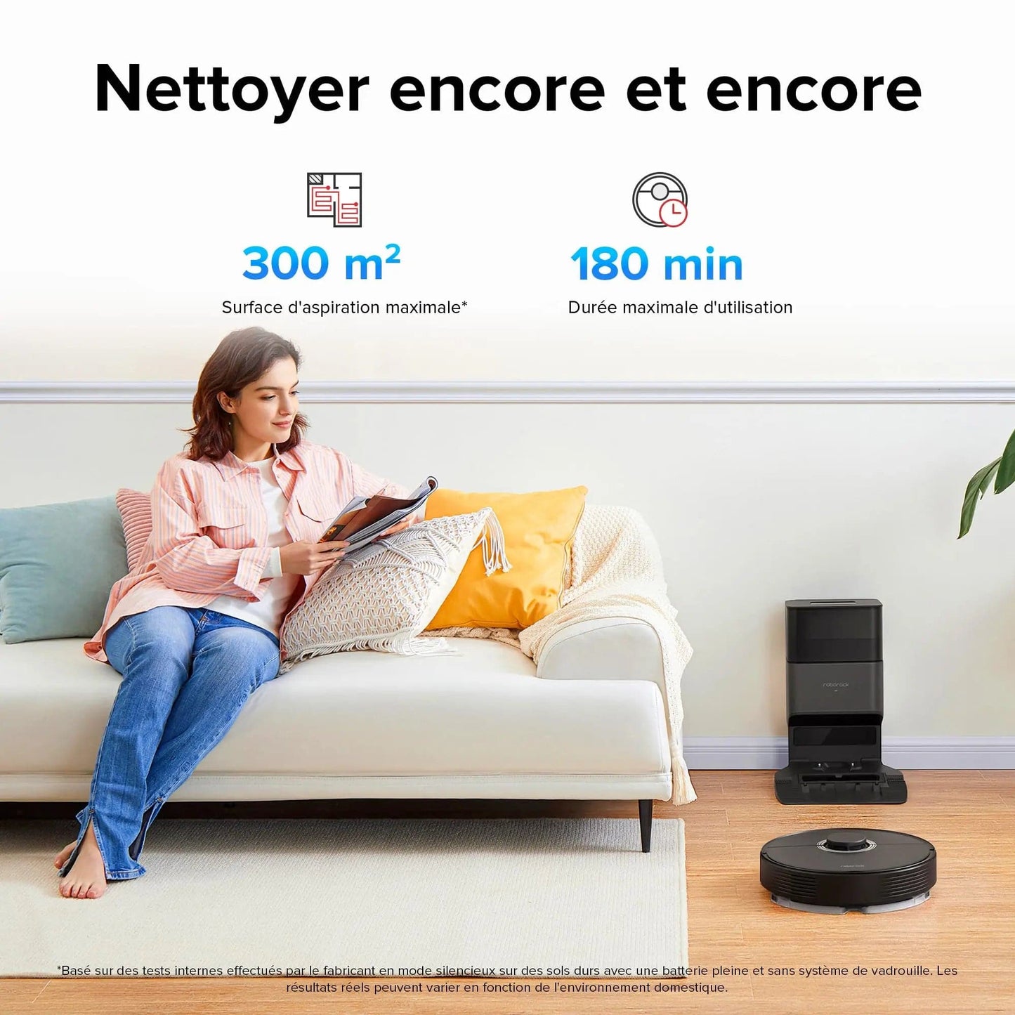 Roborock Q7 Max Plus - Aspirateur Robot, Laveur Auto - Cpourtoi.Net