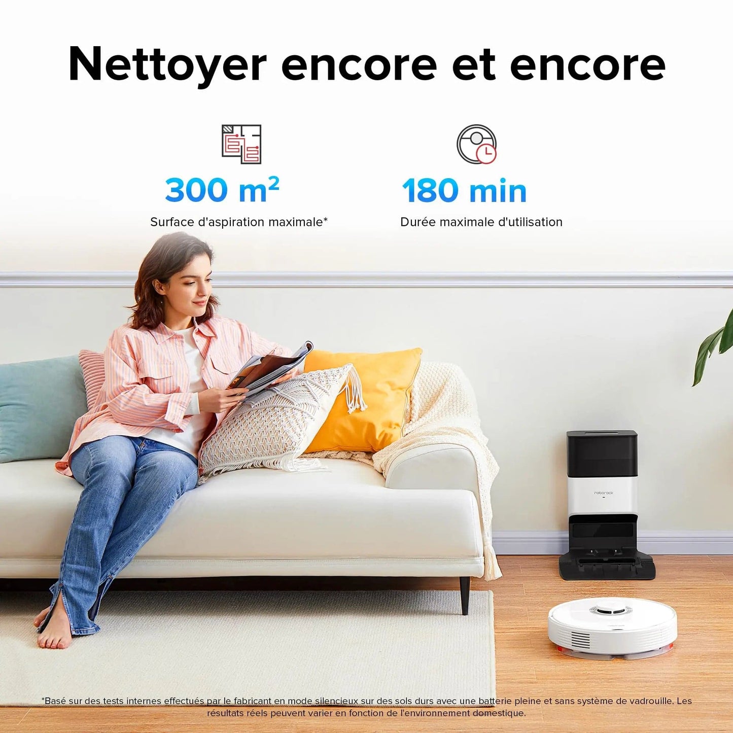 Roborock Q7 Max Plus - Aspirateur Robot, Laveur Auto - Cpourtoi.Net